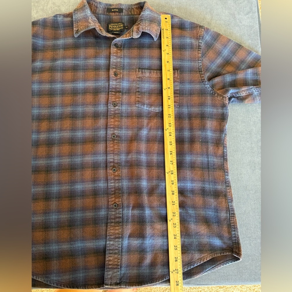 Pendleton Mens Mason Button Down Flannel Sz Xl Co… - image 8